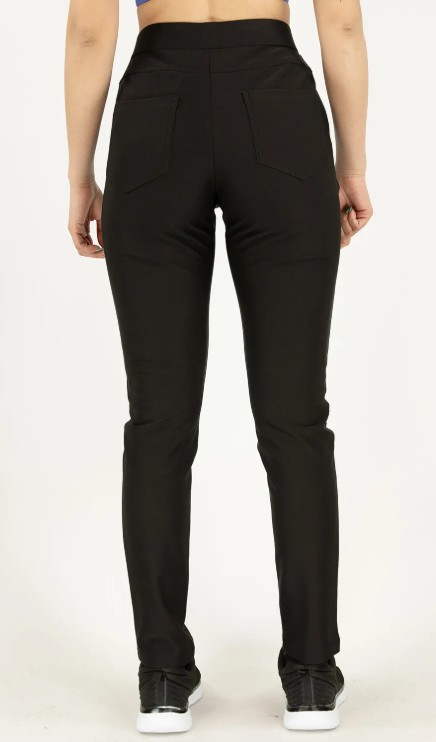 PANTALONI IN TAGLIO ELEGANTE ELASTICIZZATI - immagine 3