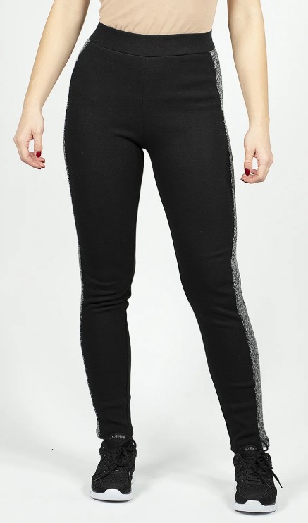LEGGINGS CON INSERTI SUI FINACHI