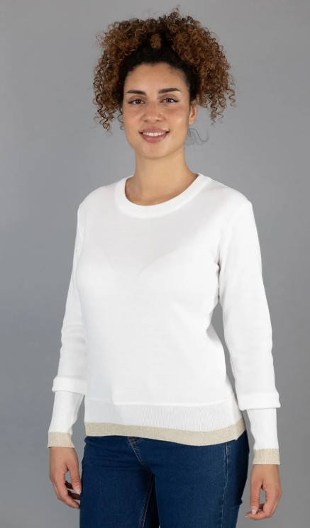 MAGLIONCINO CON RIGA LUREX - immagine 3