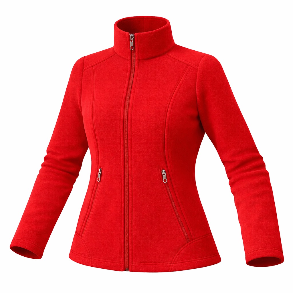 MAGLIA IN PILE CON ZIP - immagine 2