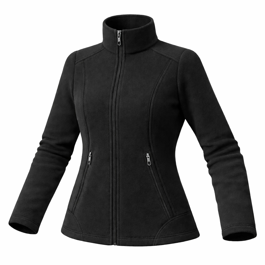 MAGLIA IN PILE CON ZIP - immagine 3