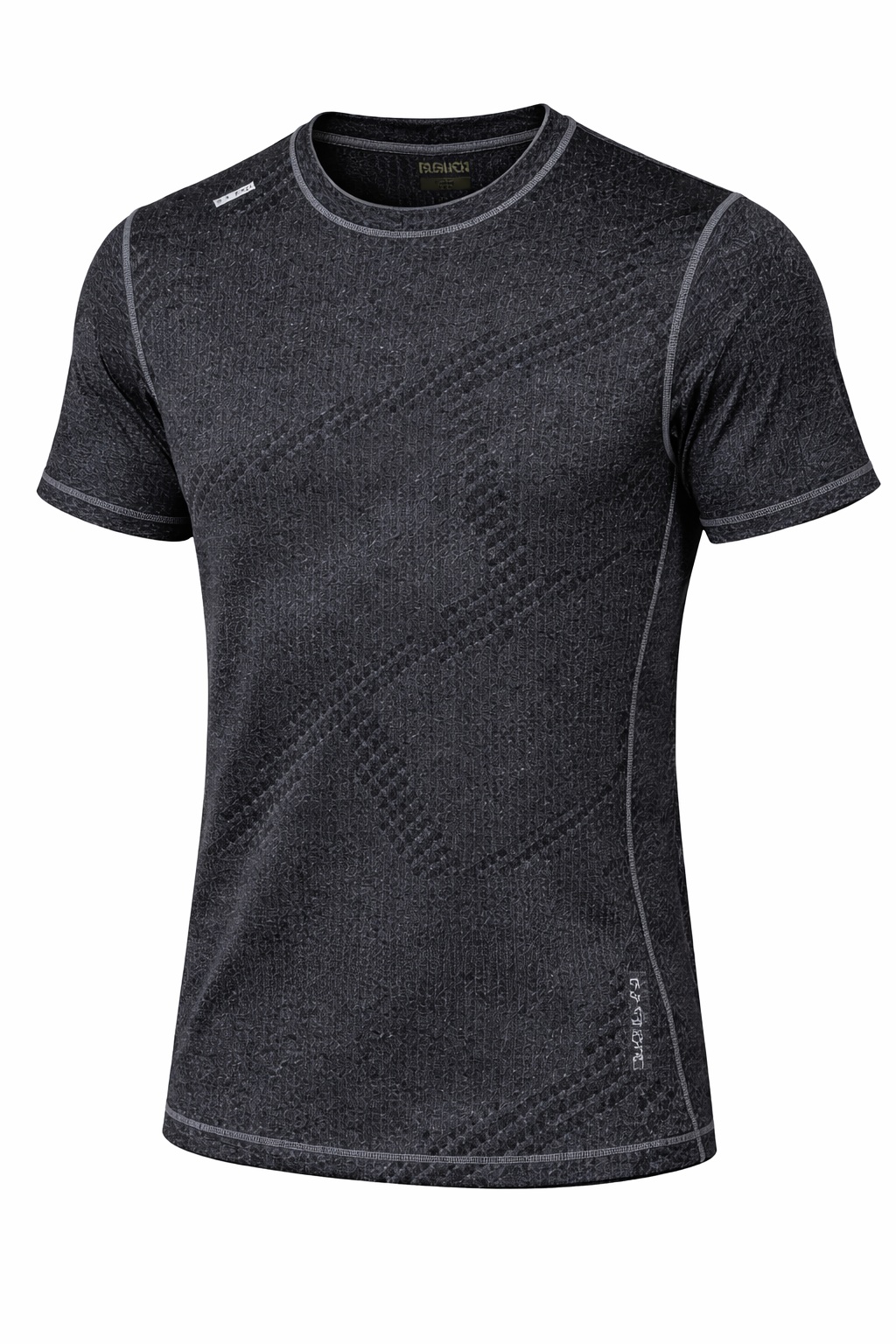 MAGLIA IN TESSUTO JAQUARD ELASTICIZZATO