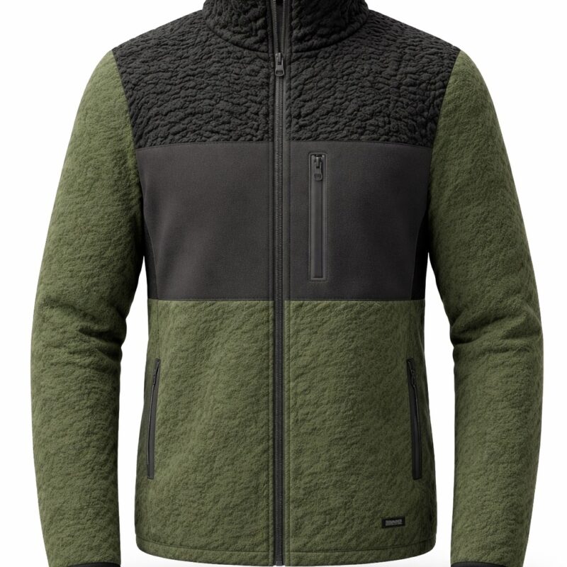 MIDLAYER IN TESSUTO AD ORSETTO