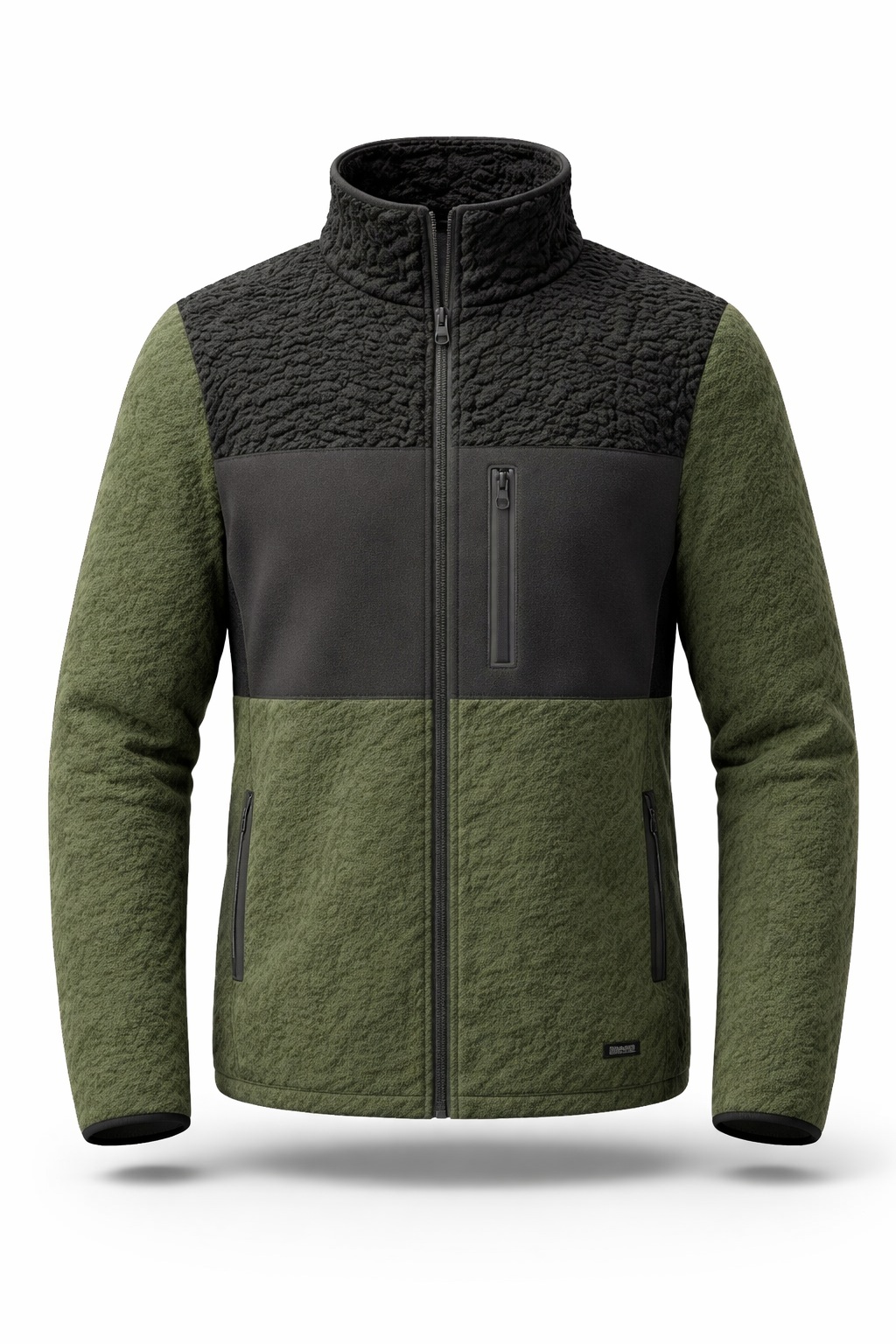 MIDLAYER IN TESSUTO AD ORSETTO