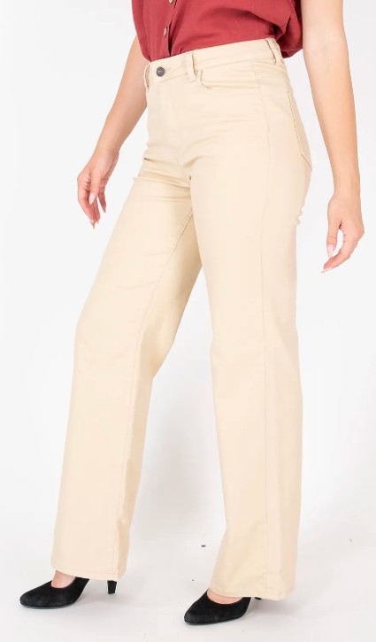 PANTALONI IN TWILL ELASTICIZZATO - immagine 4