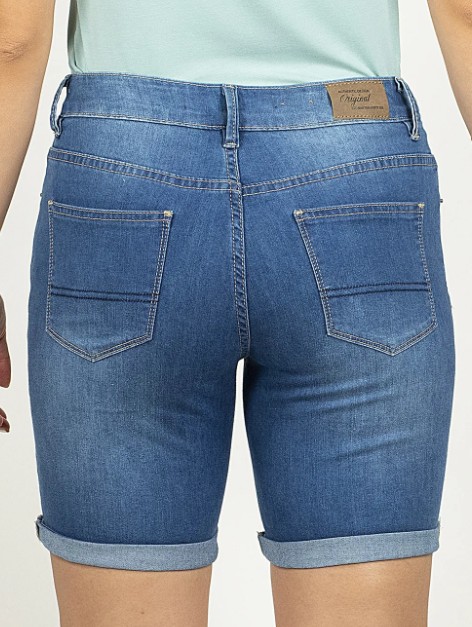 PANTALONI IN DENIM ELASTICIZZATO - immagine 2