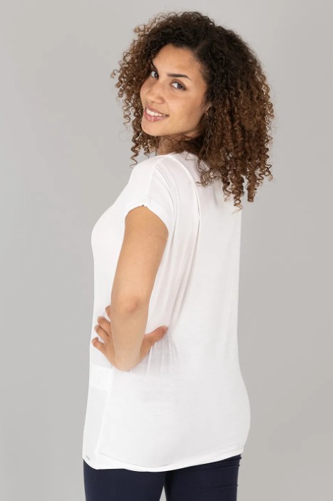MAGLIA IN JERSEY DI VISCOSA ELASTICIZZATA - immagine 3