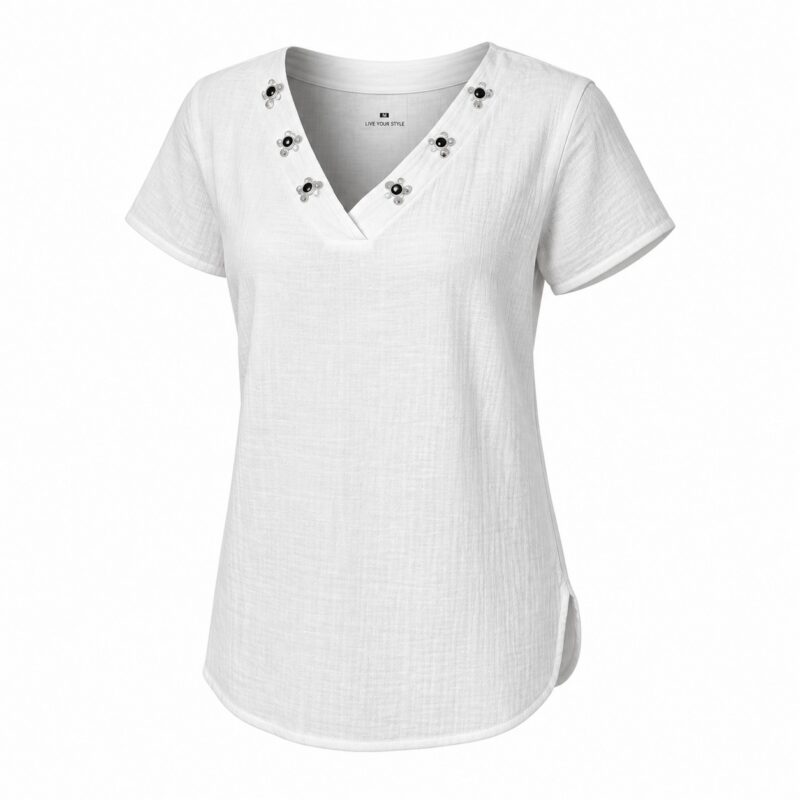 MAGLIA SCOLLO V PURO COTONE
