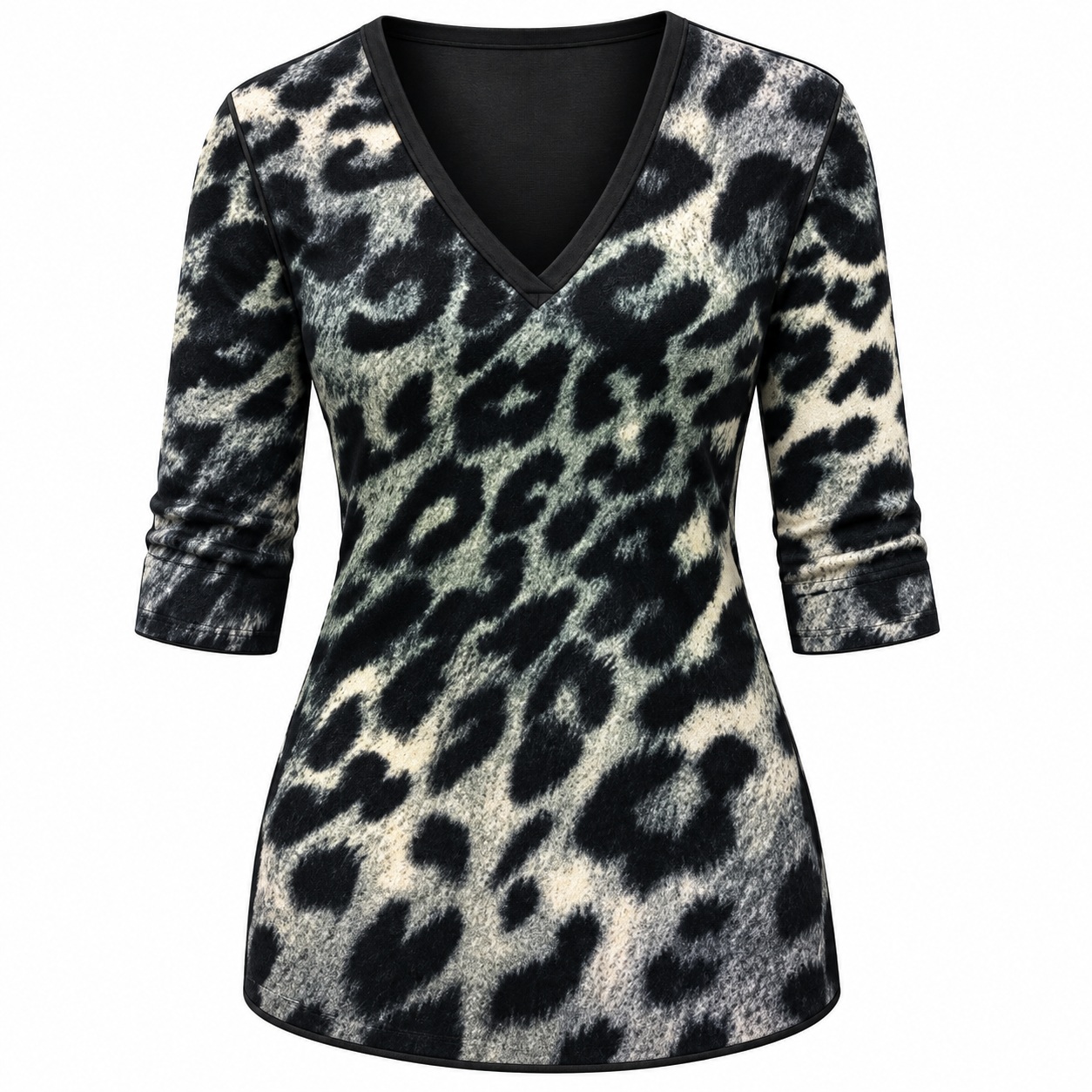 MAGLIA FANTASIA ANIMALIER