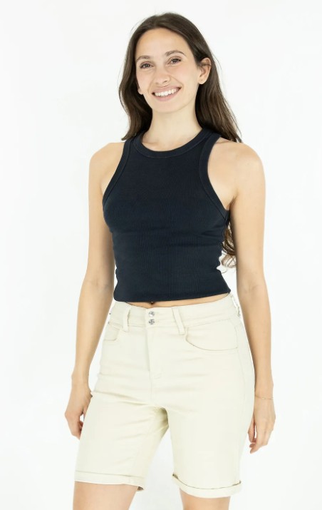 PANTALONE IN TWILL ELASTICIZZATO
