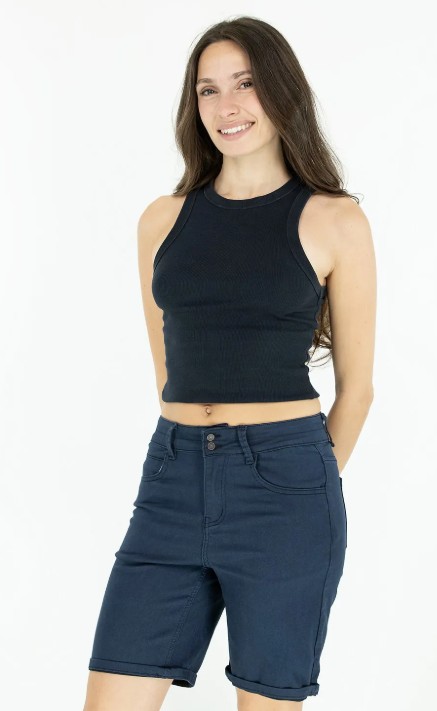 PANTALONE IN TWILL ELASTICIZZATO - immagine 2