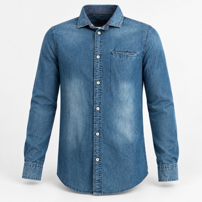 CAMICIA IN DENIM LEGGERO
